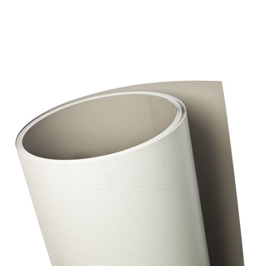 Quality Edge .019" x 24" x 50' TruCoil PVC Embossed Woodgrain Aluminum Trim Coil — QEDC24PVC201