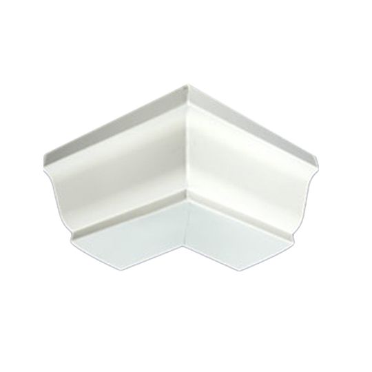 Berger Building Products 6" K-Style Outside Painted Aluminum 90° Strip Miter — BBP6OSM80W