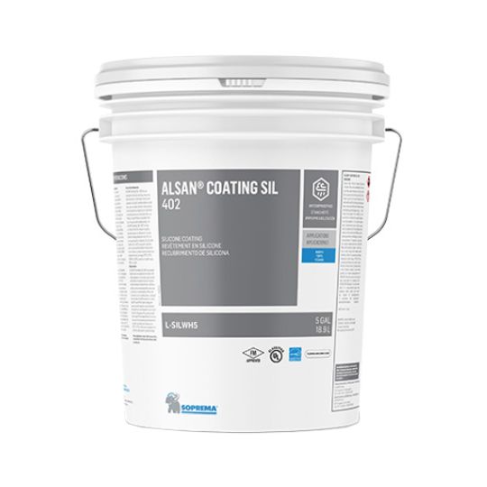 Soprema Alsan Coating Sil 402 Roof Coating