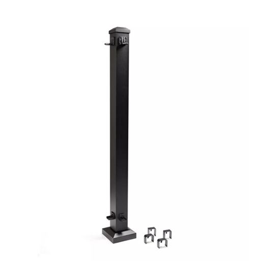 Trex 2.5" x 2.5" Select Aluminum Rail Corner Post — TRXSCPA2543BK