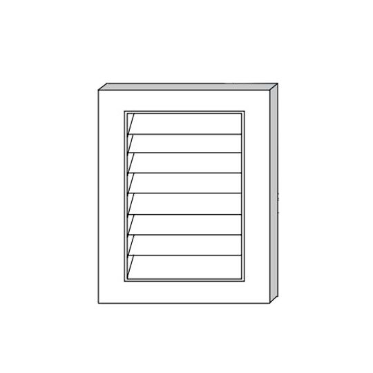 Variform By PlyGem 14" x 20" Rectangular Gable Vent