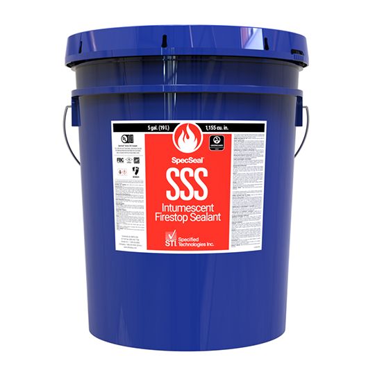 STI - Firestop Authority SpecSeal Sss Intumescent Firestop Sealant - 5 Gallon Pail