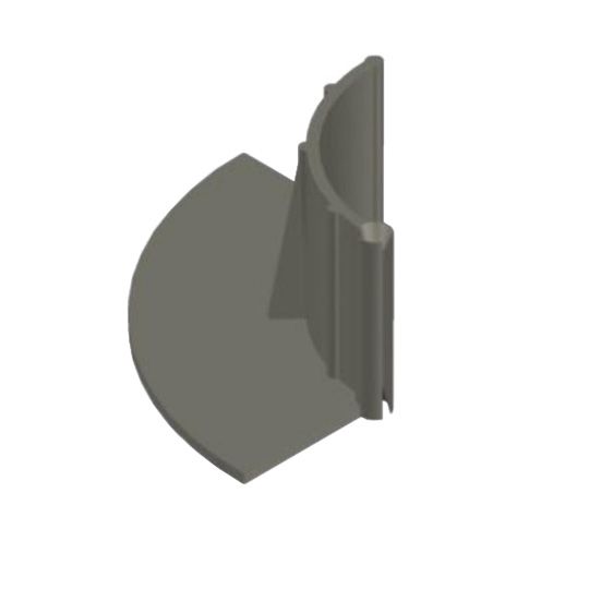 Chem Link 2.0" ChemCurb "E" Corner — CHLCOR2EPC
