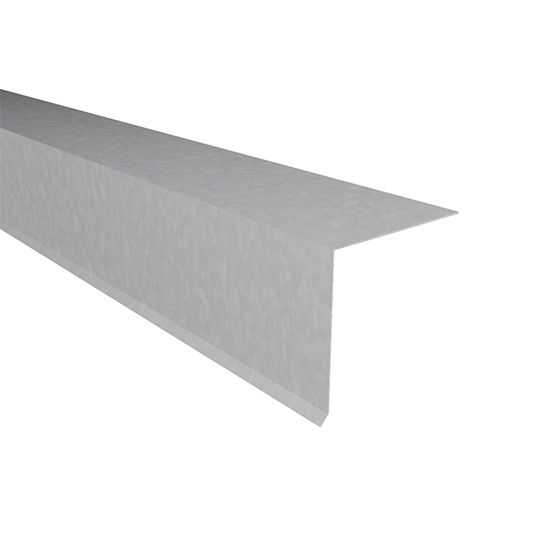 Able Sheet Metal 28 Gauge x 1-1/2" x 3" Nosing with 1/4" Grip