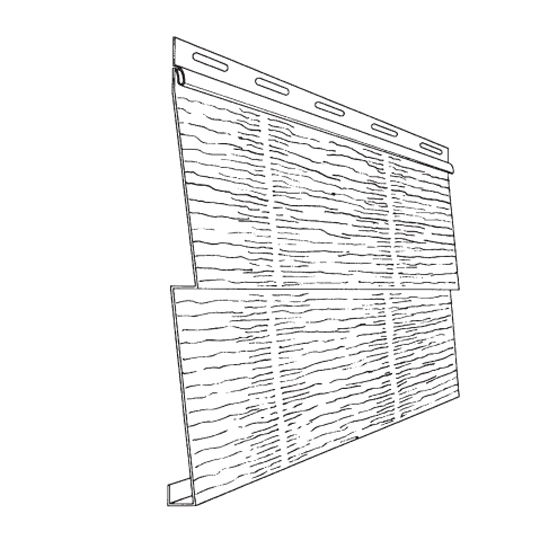 Mastic Envoy Horizon Collection Double 5" Aluminum Siding — ACO5N09002417
