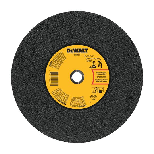 DeWalt 14" x 1" Type 1 Metal Fast Cutting Chop Saw Wheel