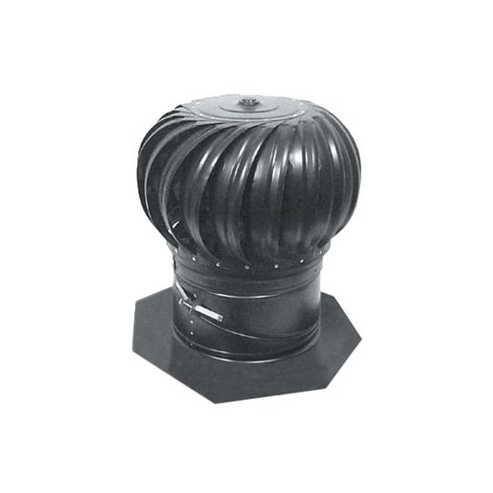 GAF MasterFlow Galvanized Internally-Braced Wind Turbine — Ventilation and Drainage — GAF12TGIBL