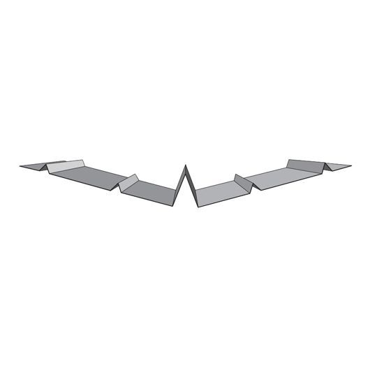 Decra Roofing Systems 24" x 6'6" Villa Tile Valley — DRSVV2466TS