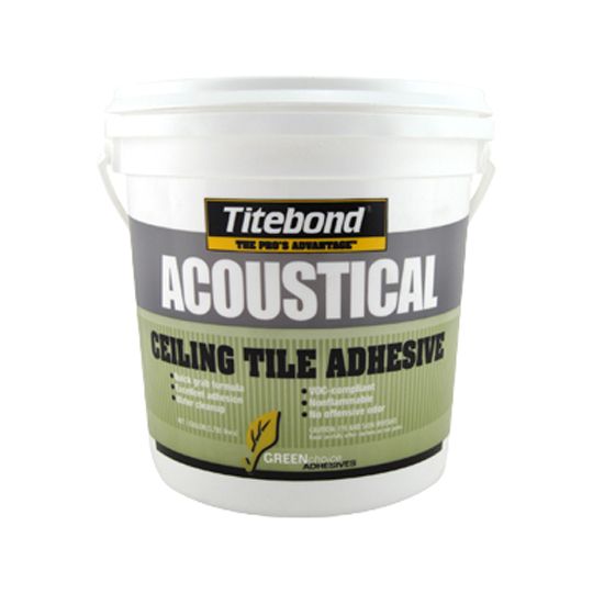 Titebond GREENchoice Acoustical Ceiling Tile Construction Adhesive - 1 Gallon Pail