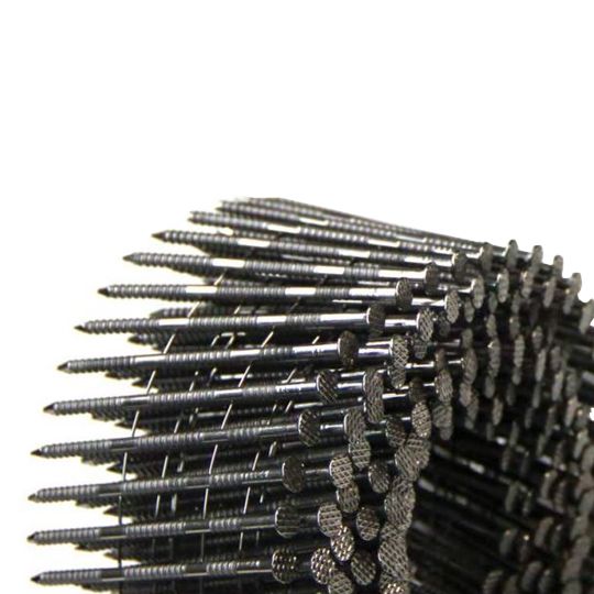 Steelhead Fasteners .093" x 1-1/2" Type 304 Stainless Steel Ring Shank Coil Siding Nails - Box of 3,600