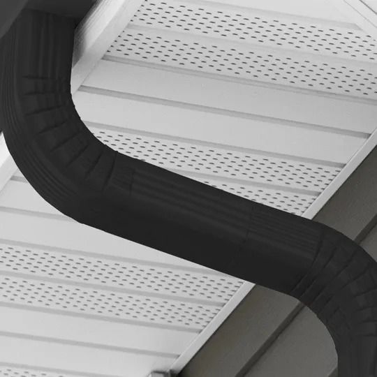 Edco Products 2" x 3" Aluminum Downspout - Entex Finish — EPIADS23STB