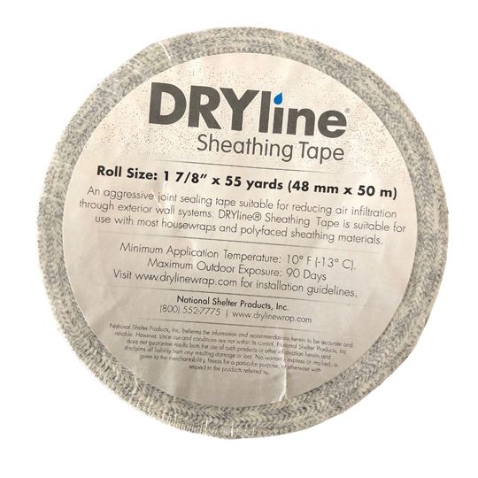 National Shelter Products 1-7/8" x 165' DRYline Sheathing Tape