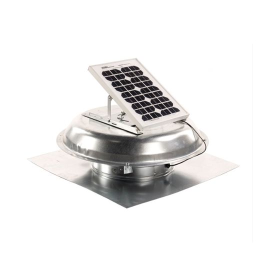 GAF MasterFlow Green Machine Solar-Powered EcoSmart Roof Vent - 500 Cfm