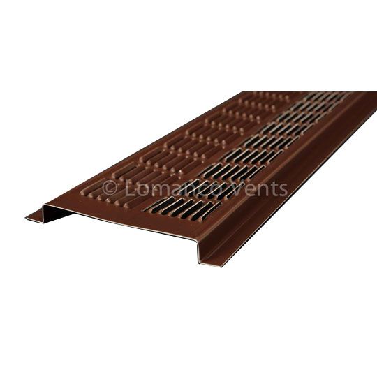 Lomanco 8' Model-140 Continuous Soffit Vent — LOM140BR