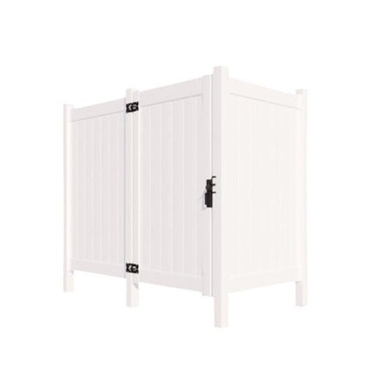 Collins Iron Works 4' x 8' Liquid Sunshine 500 Series Front Door Shower Enclosure