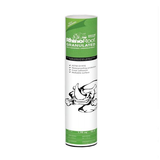RhinoRoof Granulated Ice & Water Barrier Underlayment - 1.95 Sq. Roll