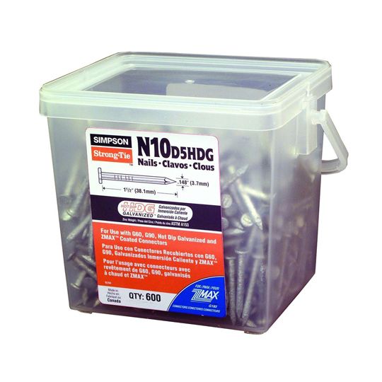 Simpson Strong-Tie 1-1/2" (10d) Hot-Dipped Galvanized Hanger Nail - 1 Lb. Box