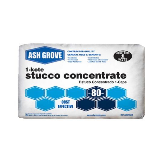 Ash Grove Packaging Corp. Western 1-Kote Stucco Concentrate