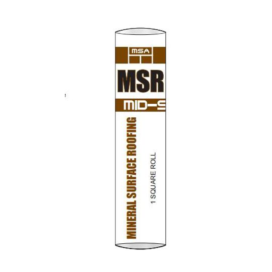 Mid-States Asphalt Mineral Surfaced Roll Roofing - 1 Sq. Roll — Underlayment — MSAMSRBL