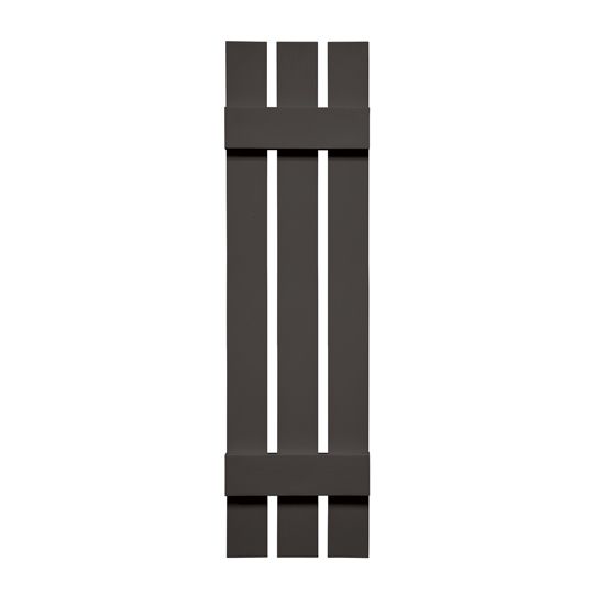 Mid-America Board-N-Batten Standard Three-Board Spaced Shutter — MABBNB3BS1235018