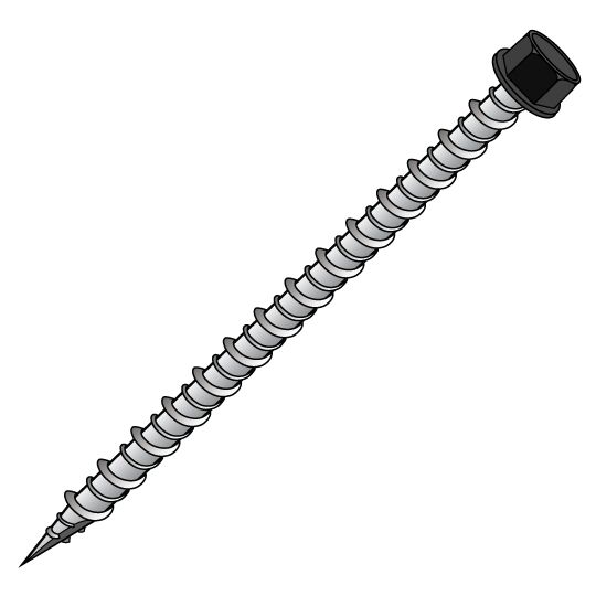 Unified Steel #10 x 2-1/2" Panel Screws - Bag of 500 — BORPS212BL