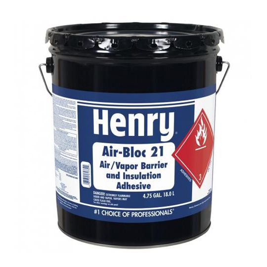 Henry Company Air-Bloc 21 Air & Vapor Barrier and Insulation Adhesive - Trowel Grade - 5 Gallon Pail