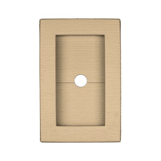 Mid-America Split Mount Water Management Block for Fiber Cement Siding — MABWMSB045
