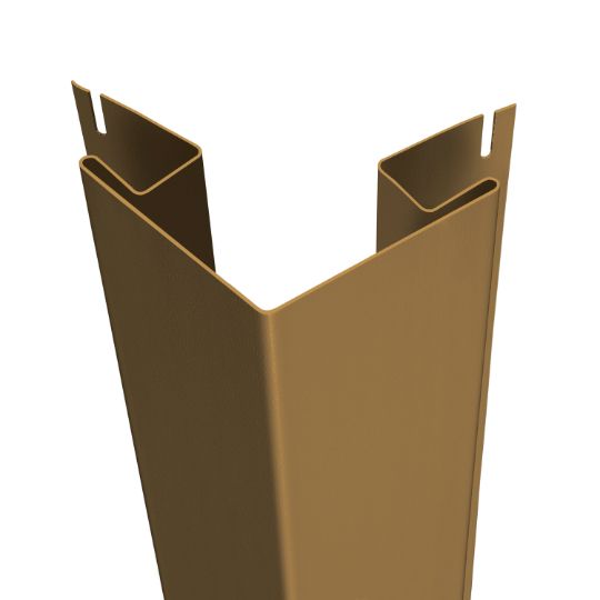 CertainTeed Siding 1" x 3-1/2" x 10' Woodgrain Finish Outside Cornerpost — CEROSCP1WGMC
