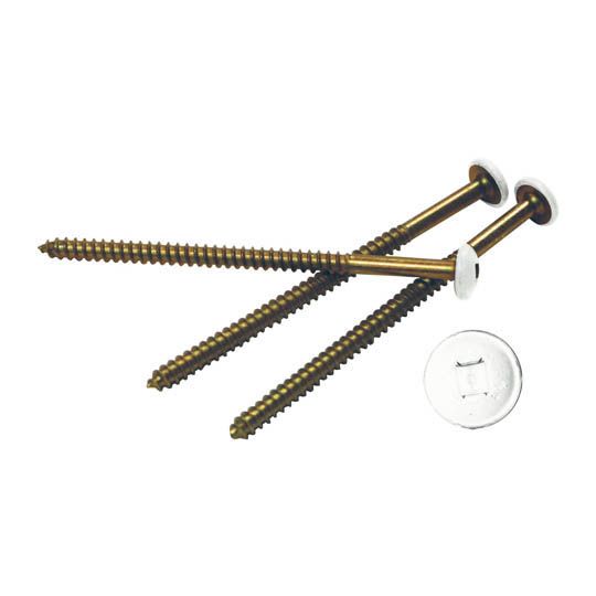 Mid-America Painted Screws — MABPS3WH12