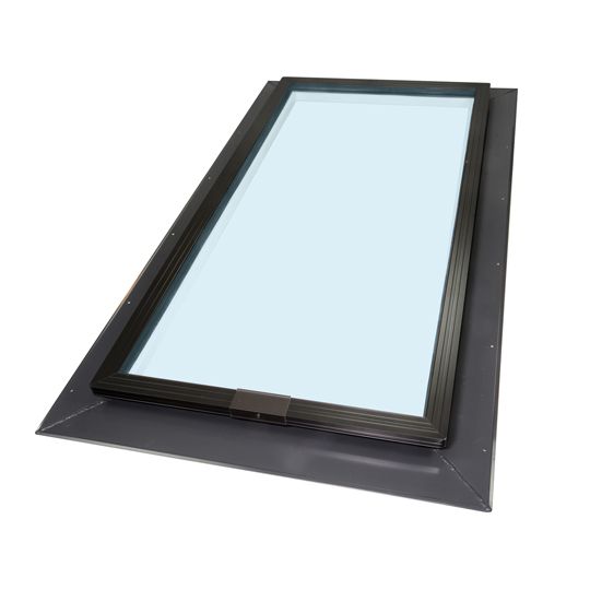 Sun-Tek Size 2549 Model iFGC Impact Fixed Glass Classic Skylight with Bronze Frame