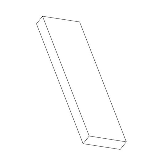 Wausau Supply 5/4" x 4" x 16' Diamond Kote Woodgrain Trim — WSULPDK416WGTRON