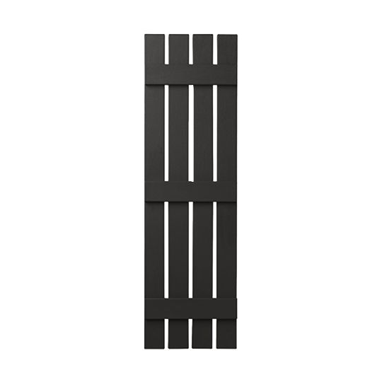 Mastic 16" x 31" Board & Batten Standard 4-Board Shutters - Open Style — ACOVIN4O163133