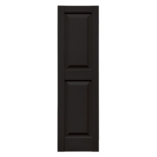 TRI-BUILT Standard Cottage Style Raised Panel Shutters (Pair) — TRI026714002