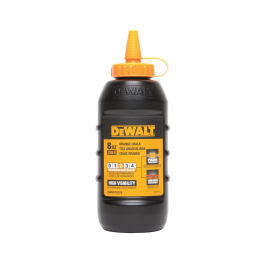 DeWalt High Visibility Chalk - 8 Oz. Bottle