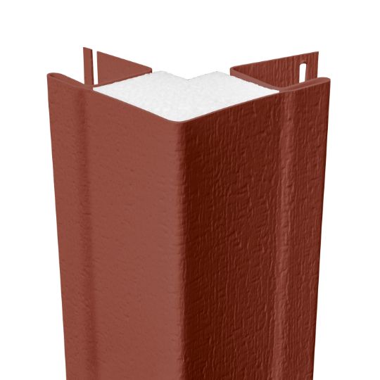 CertainTeed Siding 1-1/4" x 10' CedarBoards Insulated Outside Cornerpost with Foam Insert - Woodgrain Finish — CEROSCPINSCAR