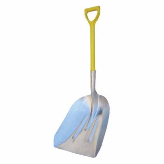 C&R Manufacturing #10 Aluminum Scoop Shovel with PolyCore Fiberglass D-Handle