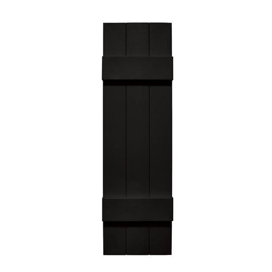 Mid-America J3 Board-N-Batten Specialty Three-Board Joined Shutter — MABSJ3BB60BL