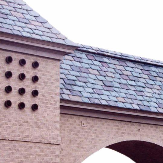 Evergreen Slate 12" x 10" Vermont Natural Slate — Slate Roofing — EVSVRE12X10