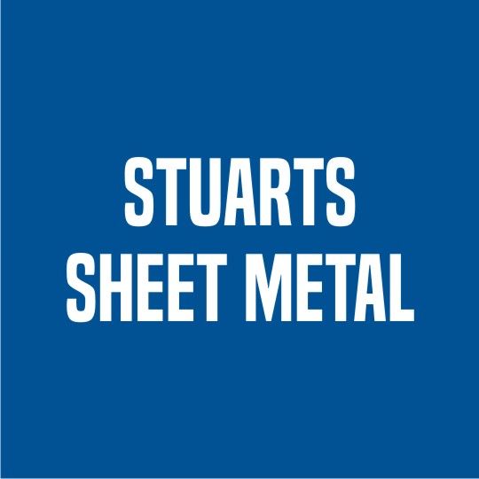 Stuart's Sheet Metal 12" x 12" Galvanized Rectangular Louver