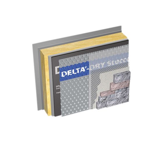 Cosella-Dorken Products 3'3" x 46' Delta-dry Stucco & Stone