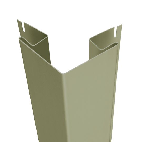 CertainTeed Siding 1" x 3-1/2" x 10' Woodgrain Finish Outside Cornerpost — CEROSCP1WGCY