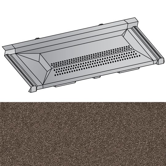 Unified Steel EZ-Vent Pine-Crest Shake — Metal Roofing — BOREZVPCGR