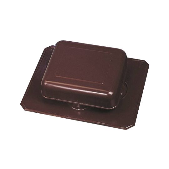 GAF MasterFlow Square-Top Aluminum R50A Roof Louver with Square Throat — GAFR50ABR