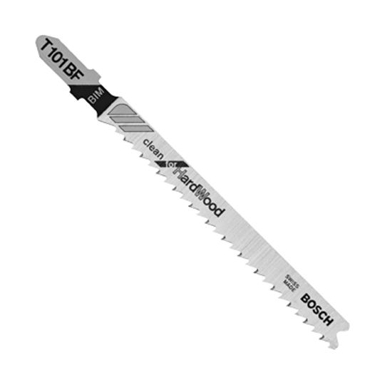 Bosch 4" 10 Tpi Variable Pitch Clean for Hardwood T-Shank Jig Saw Blades - Package of 5