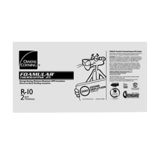 Owens Corning 3" x 4' x 8' Foamular Thermapink 25 Extruded Polystyrene (XPS) Rigid Foam Insulation