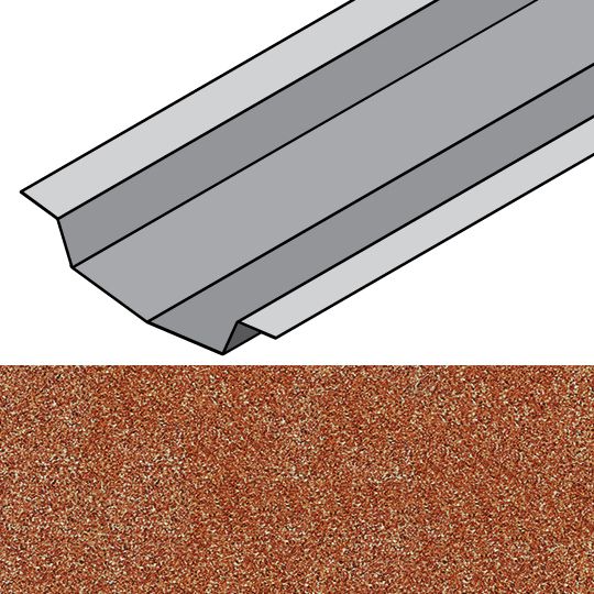 Unified Steel 6" x 79" Open Valley — BORVO679SG