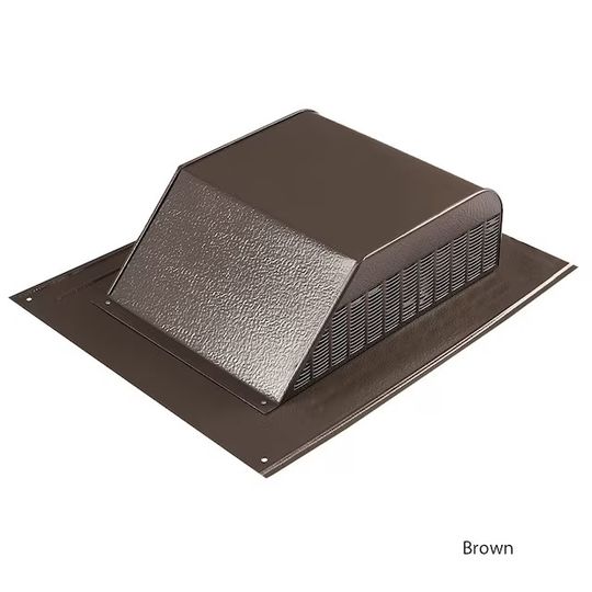 GAF MasterFlow 960 Series Aluminum Slant-Back Roof Louver with Weather Filter — Ventilation and Drainage — GAFSSB960AWFBR