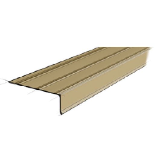 Quality Edge 24 Gauge x 3" x 10' TruPerformance Steel Asphalt Drip Edge