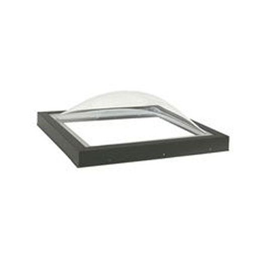 Velux Commercial Fixed Curb-Mounted Skylight with Aluminum Cladding & Clear Over Clear Glass — VELCMA51512004