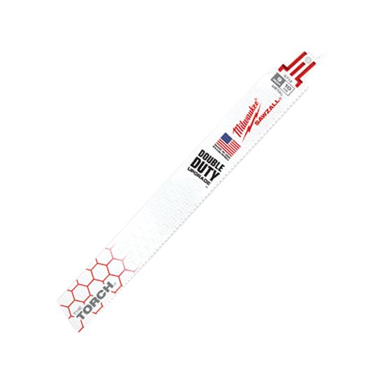 Milwaukee 9" 18 Tpi Sawzall Torch Blades - Package of 5